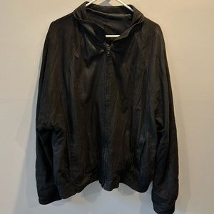 Faux leather jacket